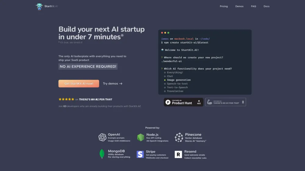 StartKit.AI: Fast AI Tool for Product Creation