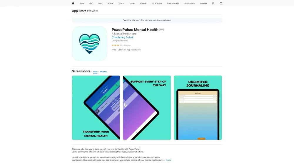 PeacePulse: AI Tool for Therapy & Journaling