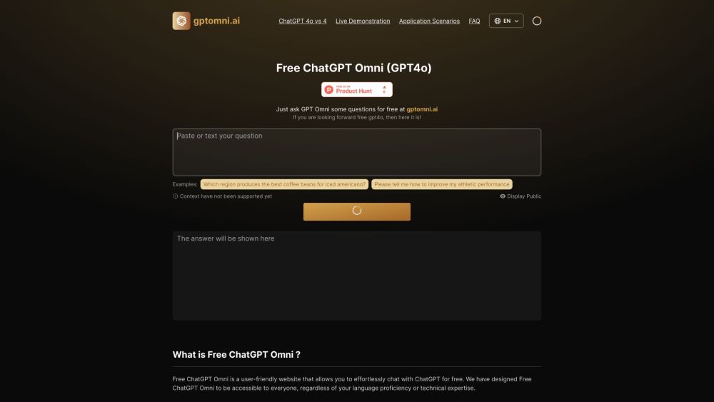 Free ChatGPT Omni: Ultimate AI Tool for Instant Conversations