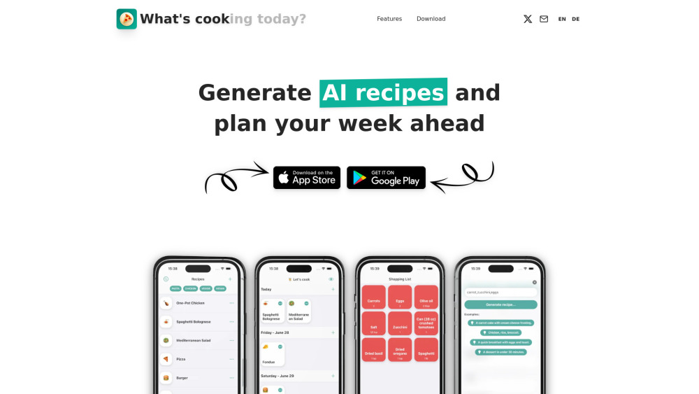 WhatsCook: AI Tool for Meal Planning & Recipes