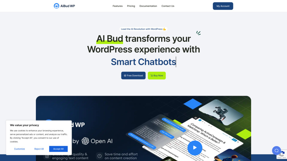 AI Bud: AI Plugin for WordPress - Enhance Your Site