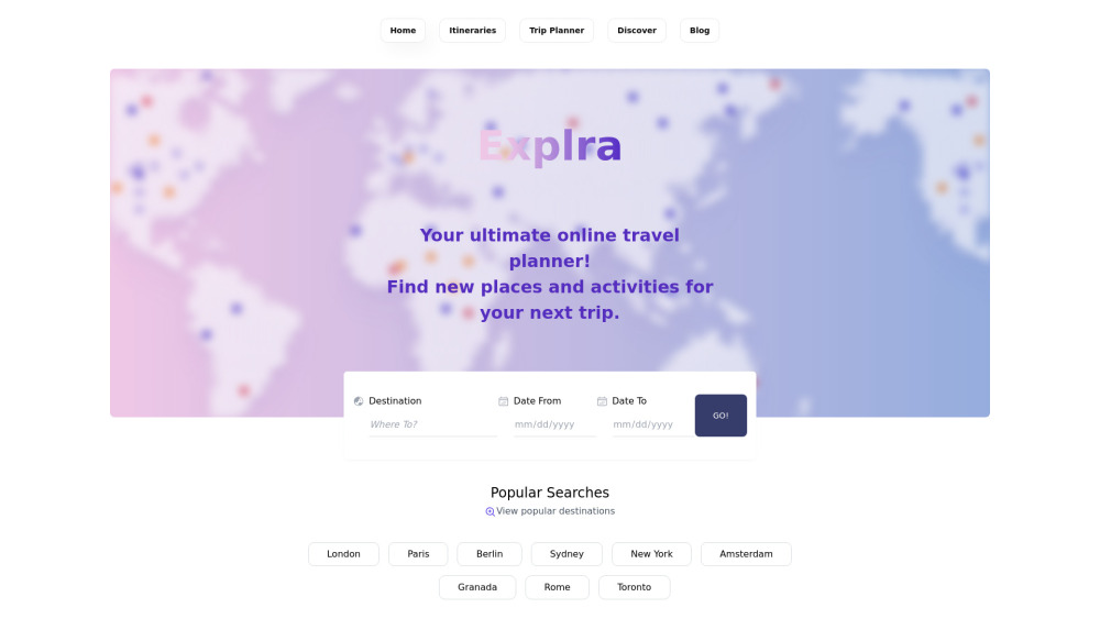 Explra: AI Tool for Seamless Itineraries with Explra