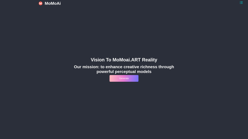 MoMoAi: AI Tool for Text-to-Art Transformation