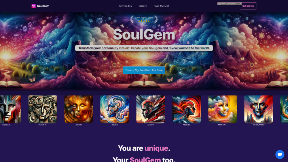 SoulGem: AI Tool for Personality Art