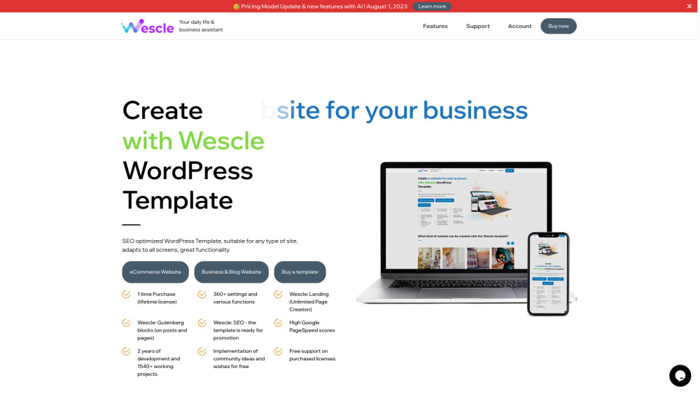Wescle: AI Tool & Product Name for SEO Boost