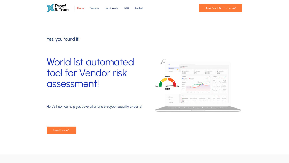 Proof & Trust: AI Vendor Risk Assessment Tool