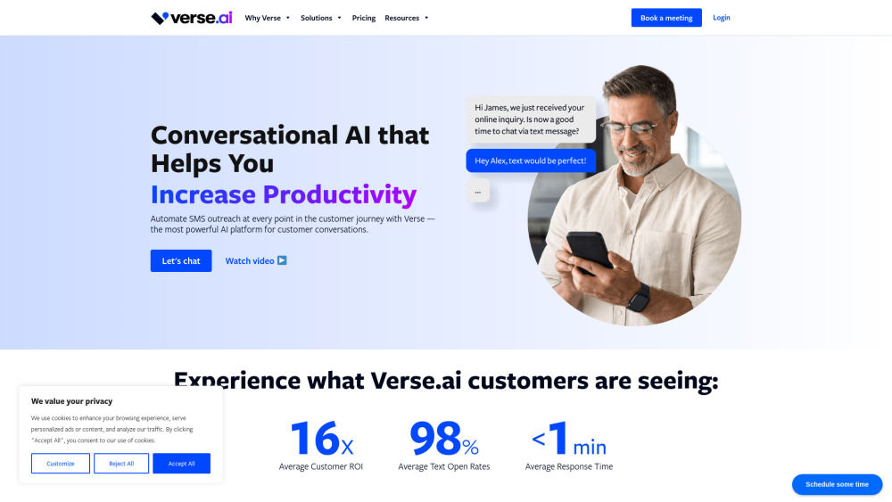 Verse.ai: AI Tool for Converting Leads via SMS