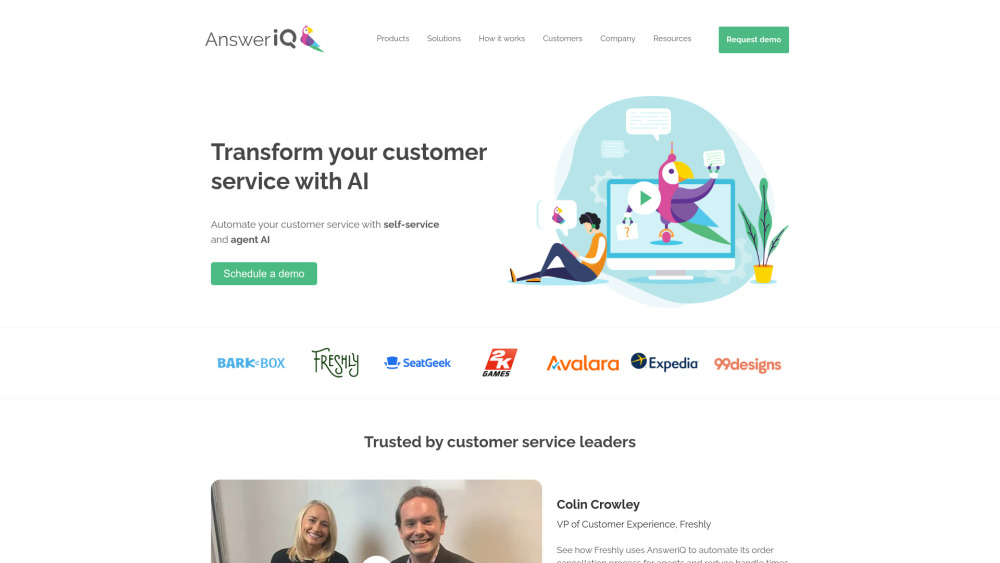 AnsweriQ: AI Tool for Customer Service Transformation