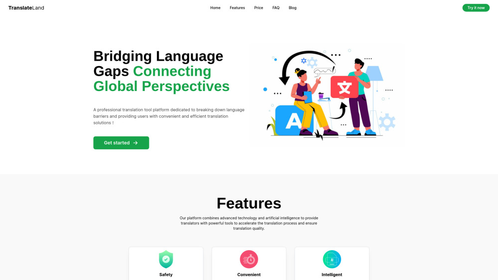 Translate Land: Professional AI Tool for Seamless Translation