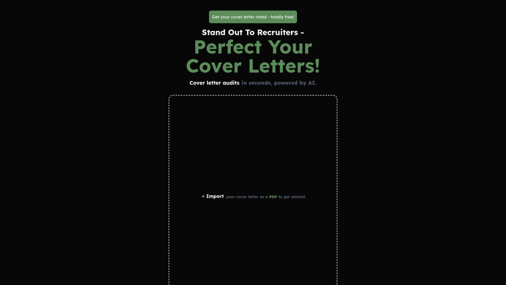 LetterLabsAI: AI Tool for Cover Letter Success