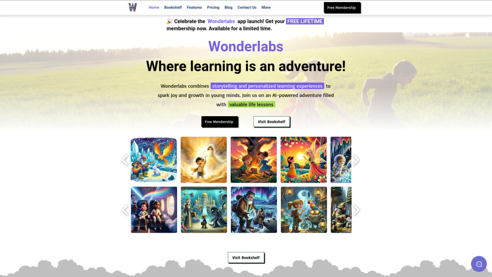 Wonderlabs: AI Tool for Interactive Kids' Stories.