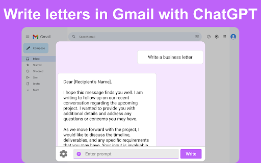 Chat GPT for Gmail Chrome Extension: AI Tool