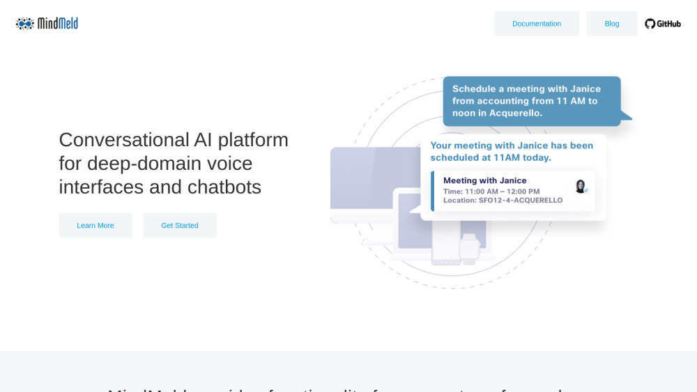 MindMeld: Premier AI Tool For Voice Interfaces And Chatbots