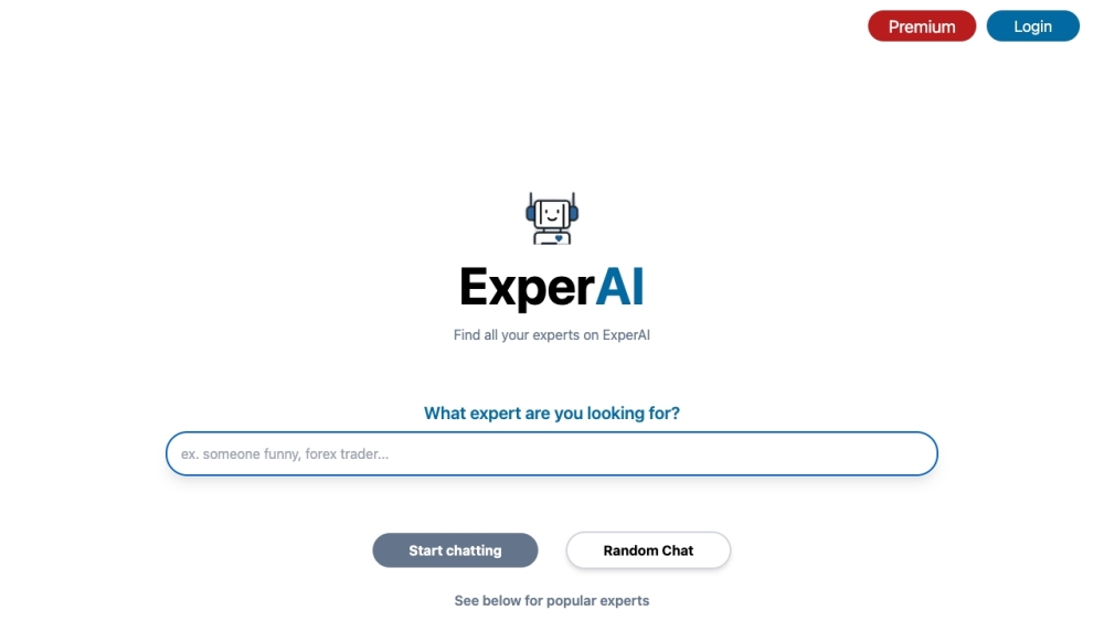 ExperAI: Connect Users with Experts - AI Tool