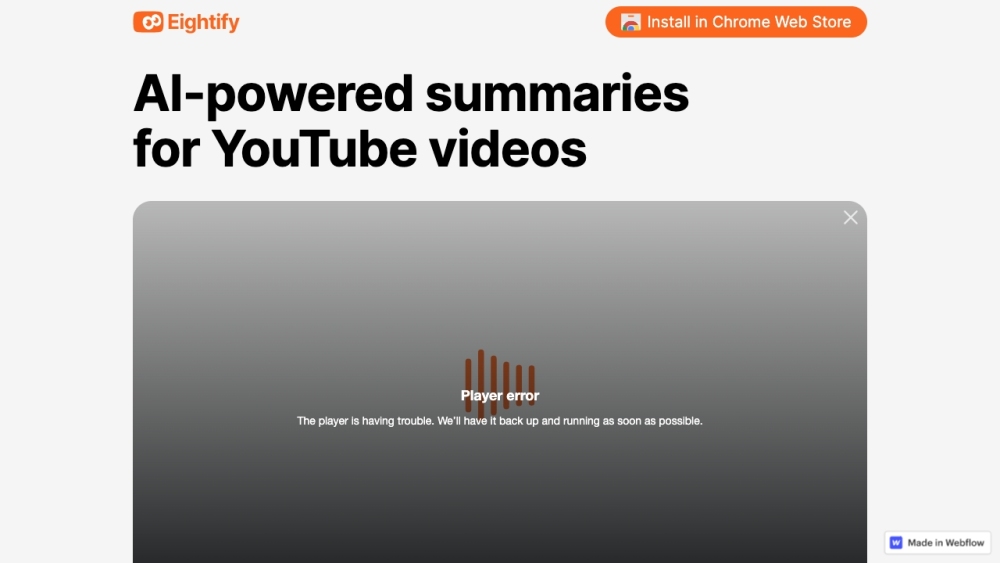 Eightify AI ChatGPT: AI Tool for YouTube Summaries