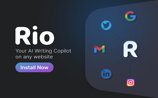 Rio - Chrome Extension: AI Tool for Productivity Boost