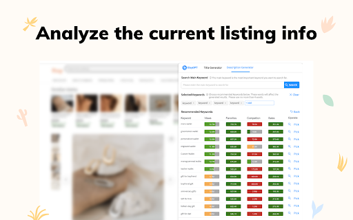 Ecommerce AI Assistant: AI Tool for Optimized Listings