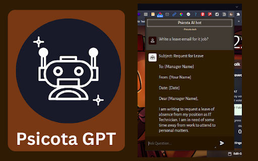 Psicota GPT - Chrome Extension: AI Tool for Marketing