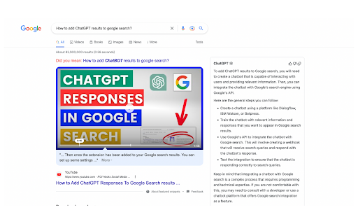 ChatGPT Extension - Chrome Extension: AI Tool