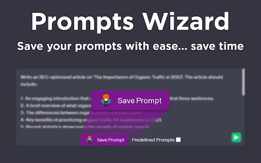 Prompts Wizard: AI Tool for ChatGPT