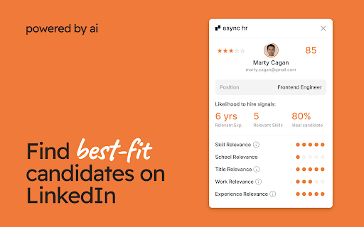 Linkedin Candidate Finder - Chrome Extension: AI Tool for Efficient Talent Search
