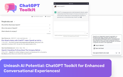 ChatGPT Toolkit - Chrome Extension: AI Tool