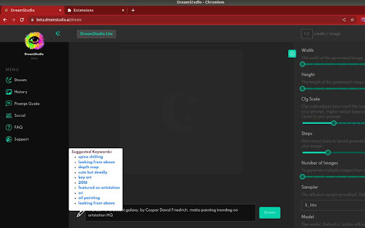 AI Image Prompter - Chrome Extension: AI Tool for Stunning Image Creation with Smart Prompts