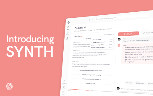 Synth - AI Tool for Meeting Assistance