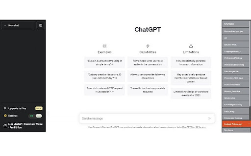 Elite ChatGPT Maximizer: AI Tool for Enhanced Responses