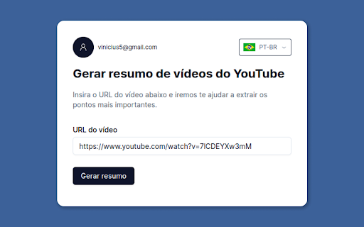 SinteseAI - Chrome Extension: AI Tool for Videos