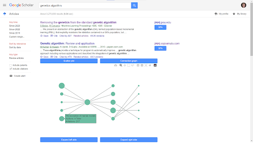 Scholar Explorer - Chrome Extension: AI Tool for Visual Google Scholar Archives Exploration
