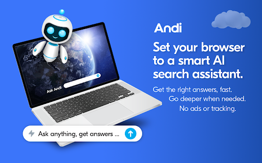 Andi Browser Extension: AI Search Assistant