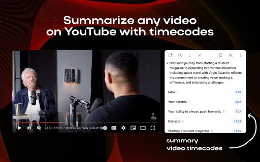YouTube Video Summarizer Extension - Chrome Extension: AI Tool for Instant Video Summaries