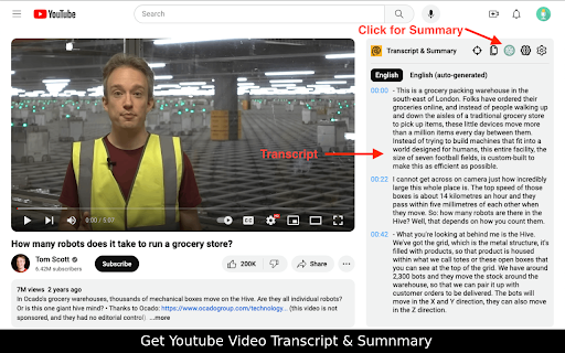 YouTube Summary - Chrome Extension: AI Tool for Efficiently Summarizing Videos