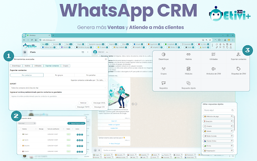 Etivi+ CRM: WhatsApp AI Tool for Business