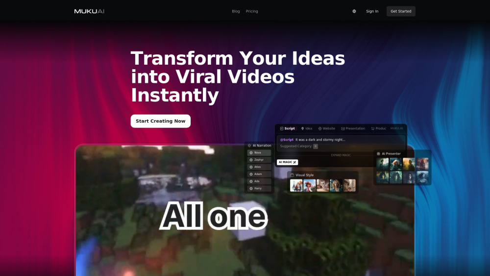 muku.ai: AI Tool for Viral Videos & Content Creation