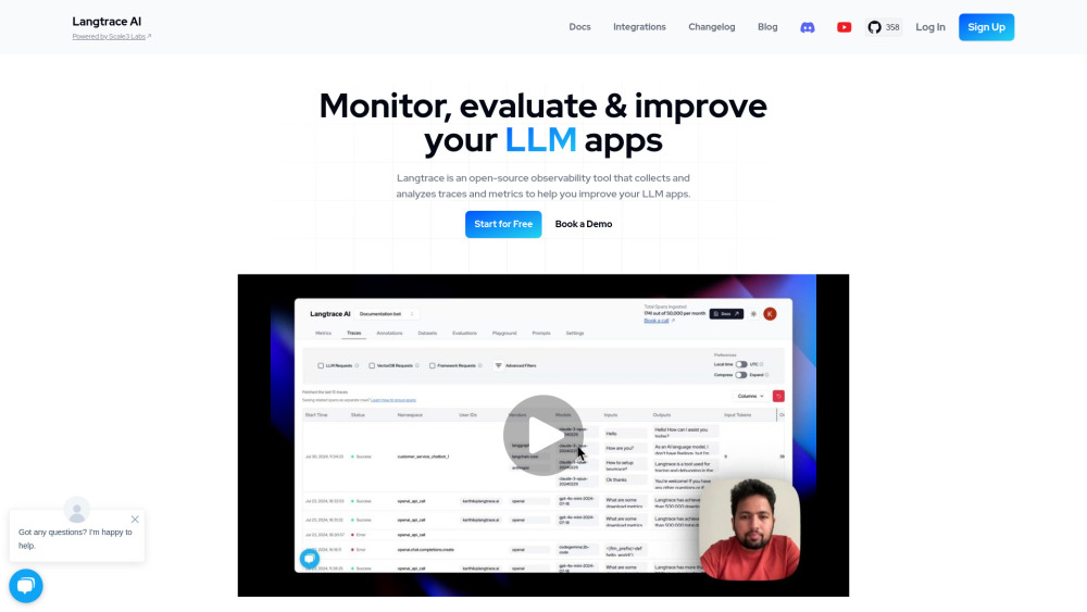 Langtrace.ai: Open-Source AI Tool for LLM Observability & Evaluation