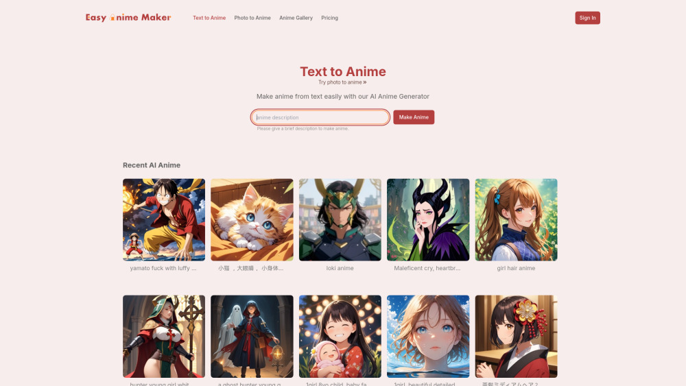 AI Anime Generator: Effortlessly Generate Anime Art