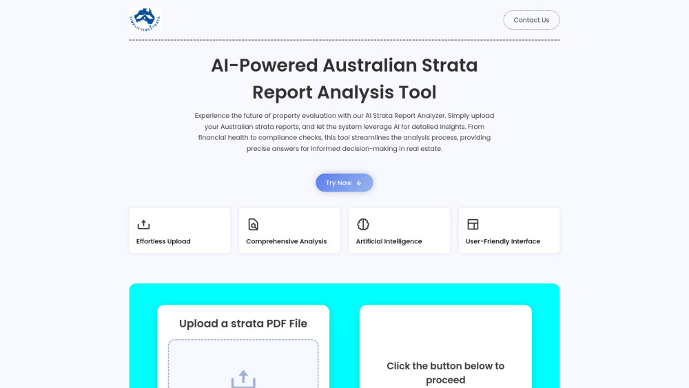 StrataAI: AI Tool for Australian Strata Reports Analysis