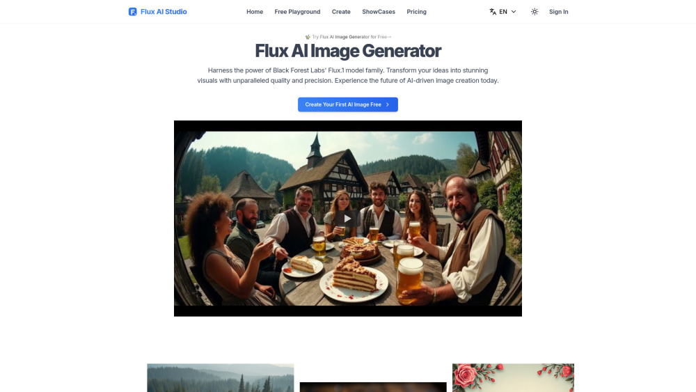 Flux AI Studio: AI Tool for Image Generation