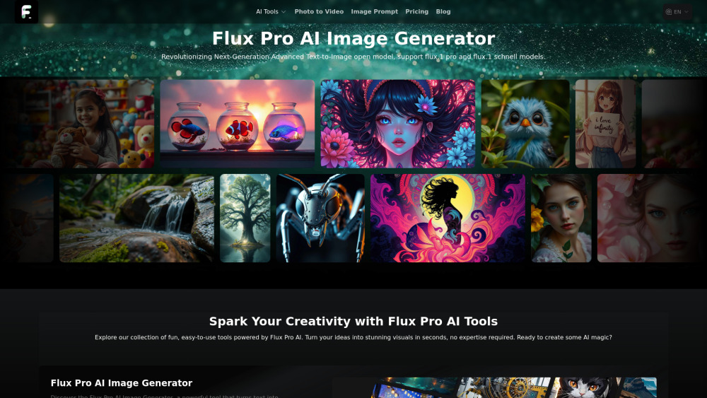 Flux Pro Image Generator: AI Tool for Visuals