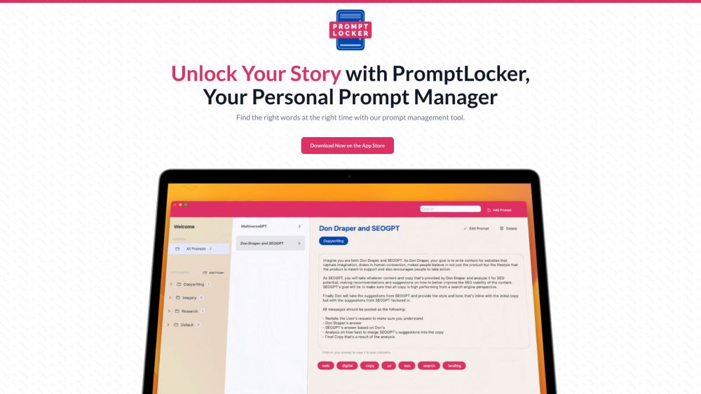 PromptLocker: AI Tool for Easy Prompt Management