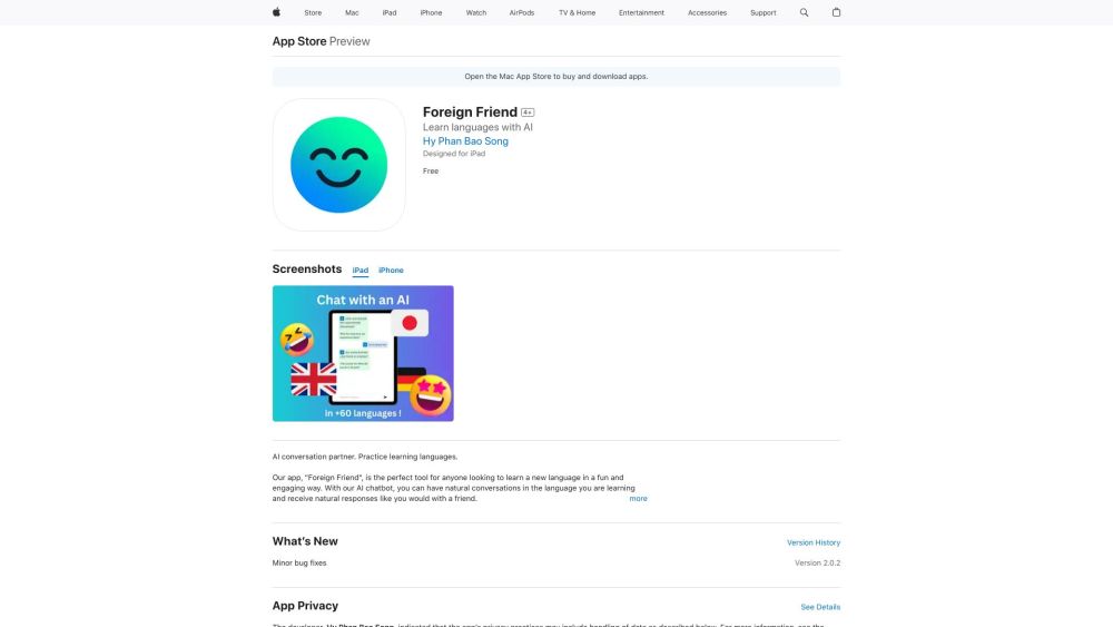 Foreign Friend: AI Tool for Interactive Language Learning