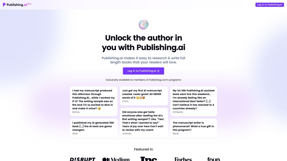 Publishing AI: Fast AI Tool for Book Creation