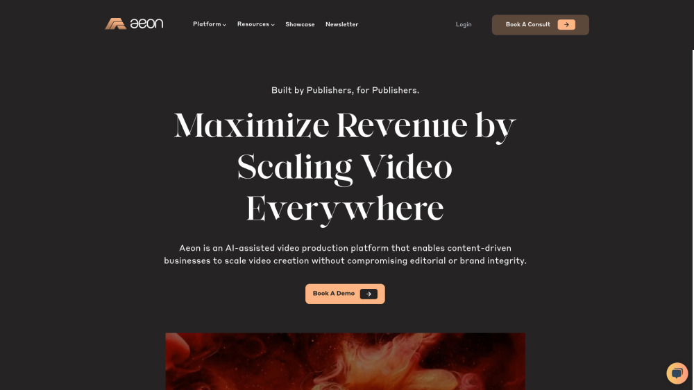 Aeon: AI Tool for Scalable Video Creation for Publishers
